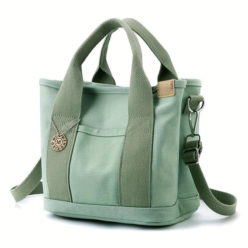 Canvas Lunch Box Bag for Women Crossbody Bag for Work & Out