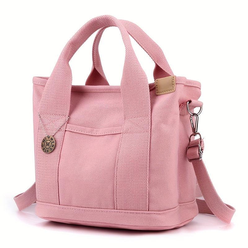 Canvas Lunch Box Bag for Women Crossbody Bag for Work & Out