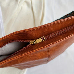 Vintage Bucket Bag Women Wide Strap Crossbody Large Capacity Shoulder