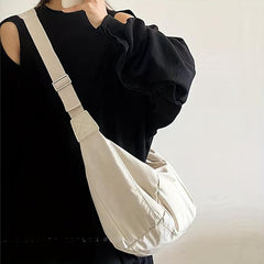 Canvas Crossbody Hobo Bag Lightweight Shoulder Bag