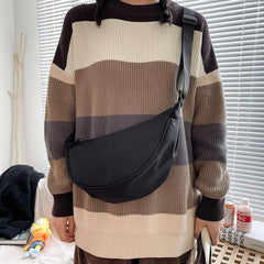 Nylon Crossbody Bag Zipper Shoulder Hobo Bag