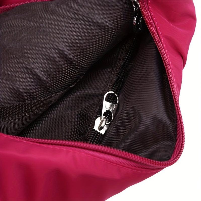 Casual Nylon Hobo Shoulder Bag Zipper Crossbody Women's Shopper Bag