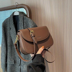 Mini Retro Crossbody Bag PU Leather Shoulder Bag Women's Handbag