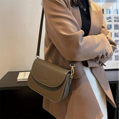 Mini Retro Crossbody Bag PU Leather Shoulder Bag Women's Handbag