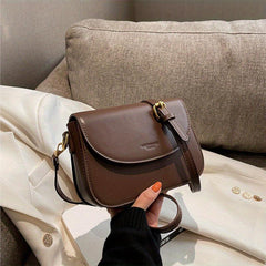 Mini Retro Crossbody Bag PU Leather Shoulder Bag Women's Handbag