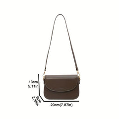Mini Retro Crossbody Bag PU Leather Shoulder Bag Women's Handbag