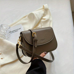 Mini Retro Crossbody Bag PU Leather Shoulder Bag Women's Handbag
