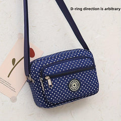 Vintage Polka Dots Square Bag Crossbody All Match Purse