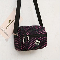 Vintage Polka Dots Square Bag Crossbody All Match Purse