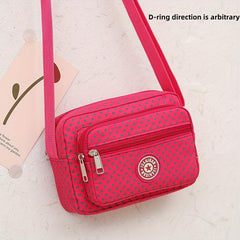 Vintage Polka Dots Square Bag Crossbody All Match Purse