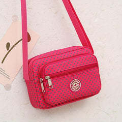 Vintage Polka Dots Square Bag Crossbody All Match Purse