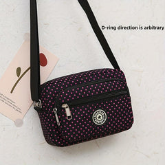 Vintage Polka Dots Square Bag Crossbody All Match Purse