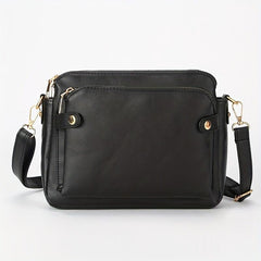Vintage Square Crossbody Bag Faux Leather Clutch Purse for Women