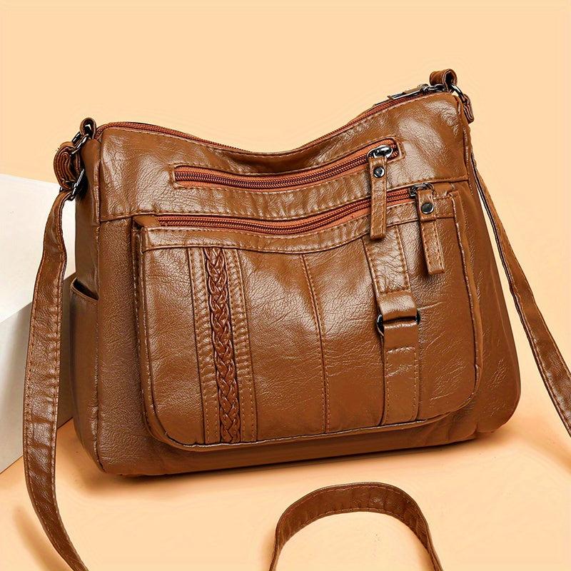Vintage Hobo Crossbody Bag Women's Handbag & Shoulder Purse
