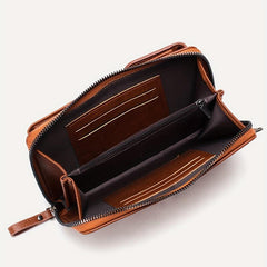 All Match Zipper Shoulder Bag Solid Phone Bag Versatile Purse