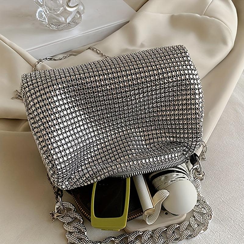 Glitter PVC Mini Crossbody Bag for Party & Wedding