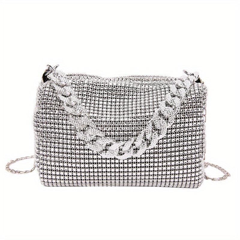 Glitter PVC Mini Crossbody Bag for Party & Wedding