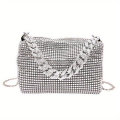 Glitter PVC Mini Crossbody Bag for Party & Wedding