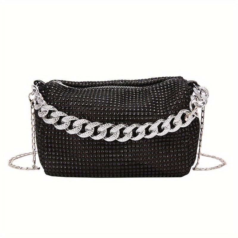 Glitter PVC Mini Crossbody Bag for Party & Wedding