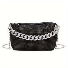 Glitter PVC Mini Crossbody Bag for Party & Wedding