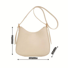 Vintage PU Crossbody Hobo Bag Women's Retro Handbag