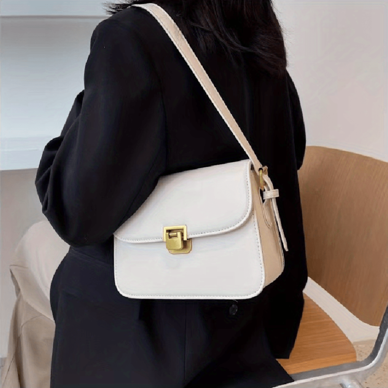 Vintage Crossbody Bag Simple Square Purse Shoulder Bag