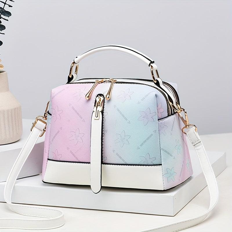 Gradient Rainbow Crossbody Bag for Women