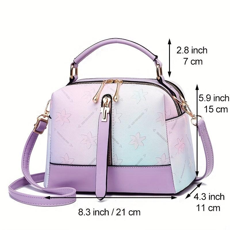 Gradient Rainbow Crossbody Bag for Women