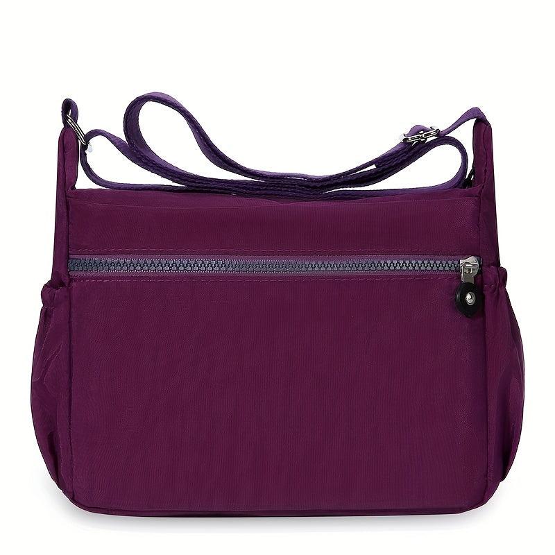 Minimalist Zipper Hobo Shoulder Bag All Match Crossbody Bag