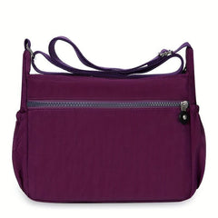 Minimalist Zipper Hobo Shoulder Bag All Match Crossbody Bag