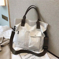 Canvas Tote Bag Women Crossbody Large Handbag School