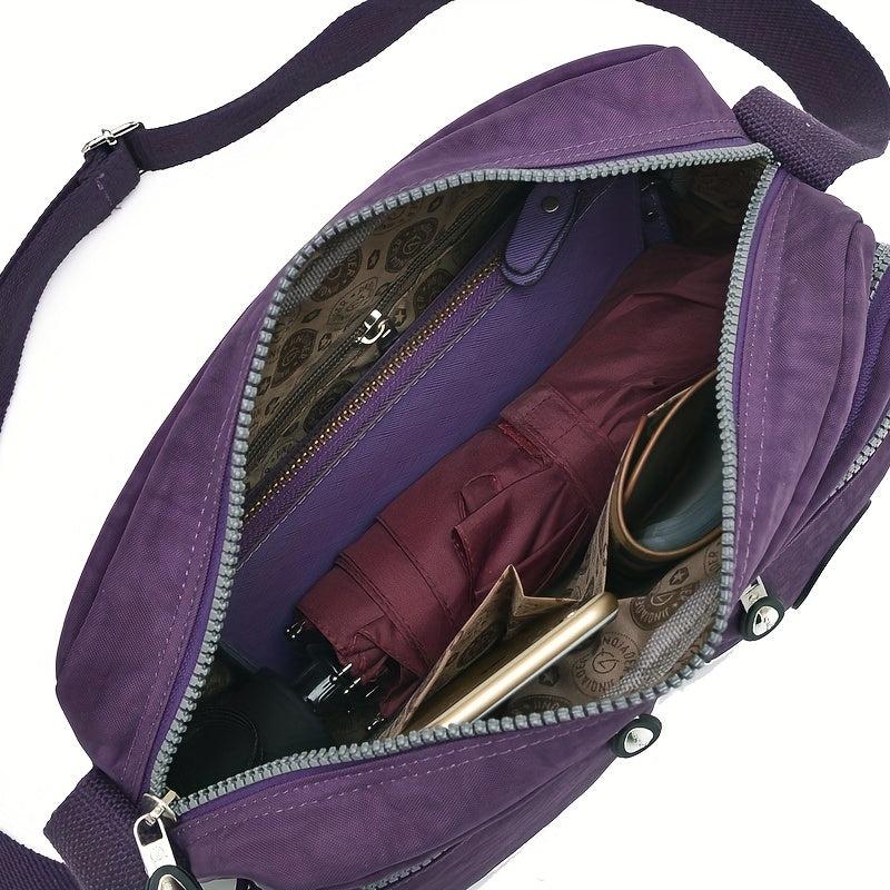Nylon Crossbody Bag for Women - Travel & Shopping Purse