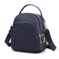 Stylish Women's Backpack with Zippers