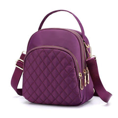 Stylish Women's Backpack with Zippers