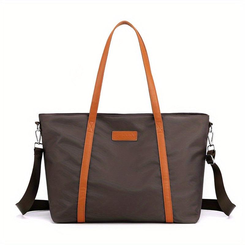 Large Capacity Nylon Tote Bag Lightweight Travel Crossbody Bag