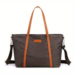 Large Capacity Nylon Tote Bag Lightweight Travel Crossbody Bag
