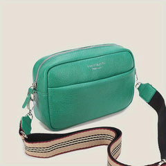 Small Leather Crossbody Bag Square Purse Casual Shoulder Bag