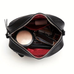 Small Leather Crossbody Bag Square Purse Casual Shoulder Bag