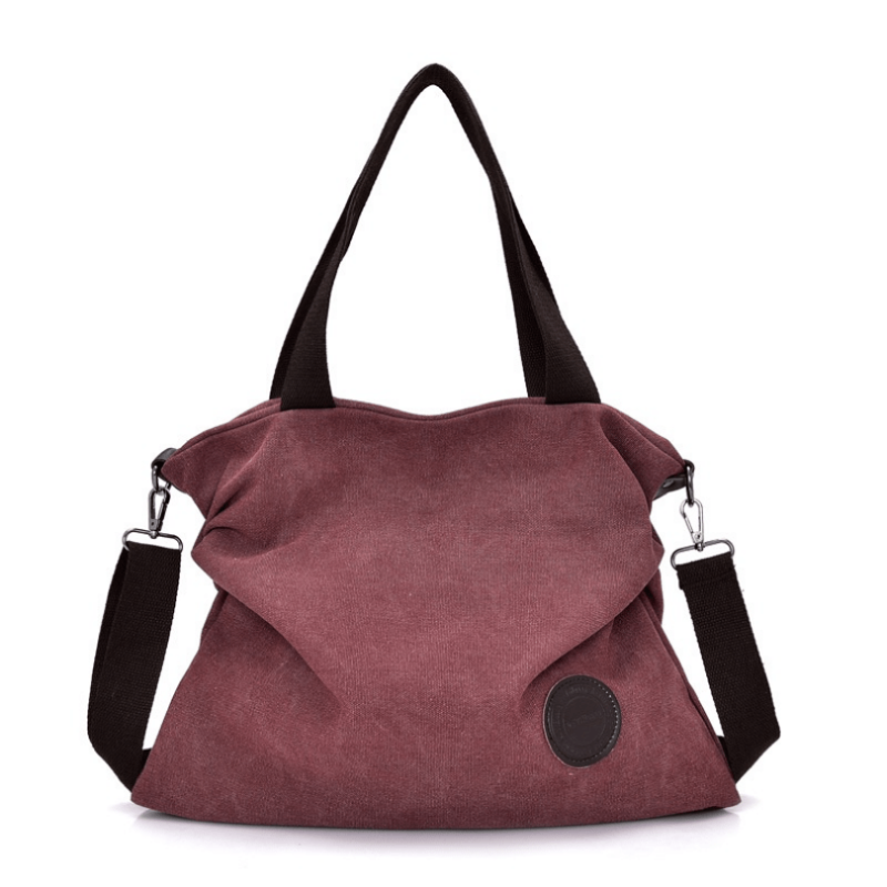 Large Capacity Canvas Tote Bag Lightweight Shoulder Bag