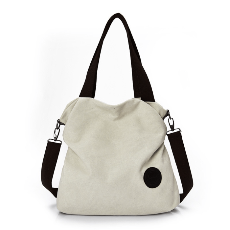 Large Capacity Canvas Tote Bag Lightweight Shoulder Bag
