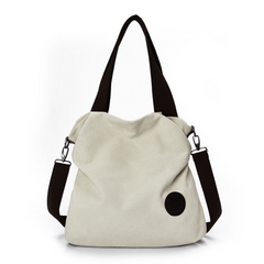 Large Capacity Canvas Tote Bag Lightweight Shoulder Bag