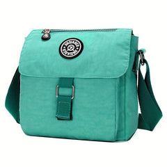 Nylon Flap Crossbody Bag Lightweight Messenger Shoulder Bag