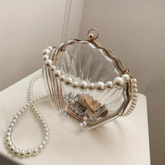 Mini Transparent Seashell Acrylic Crossbody Bag Women's Evening Clutch