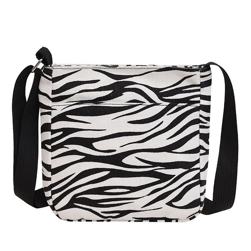 Animal Printed Canvas Tote Bag Lightweight Shoulder Bag