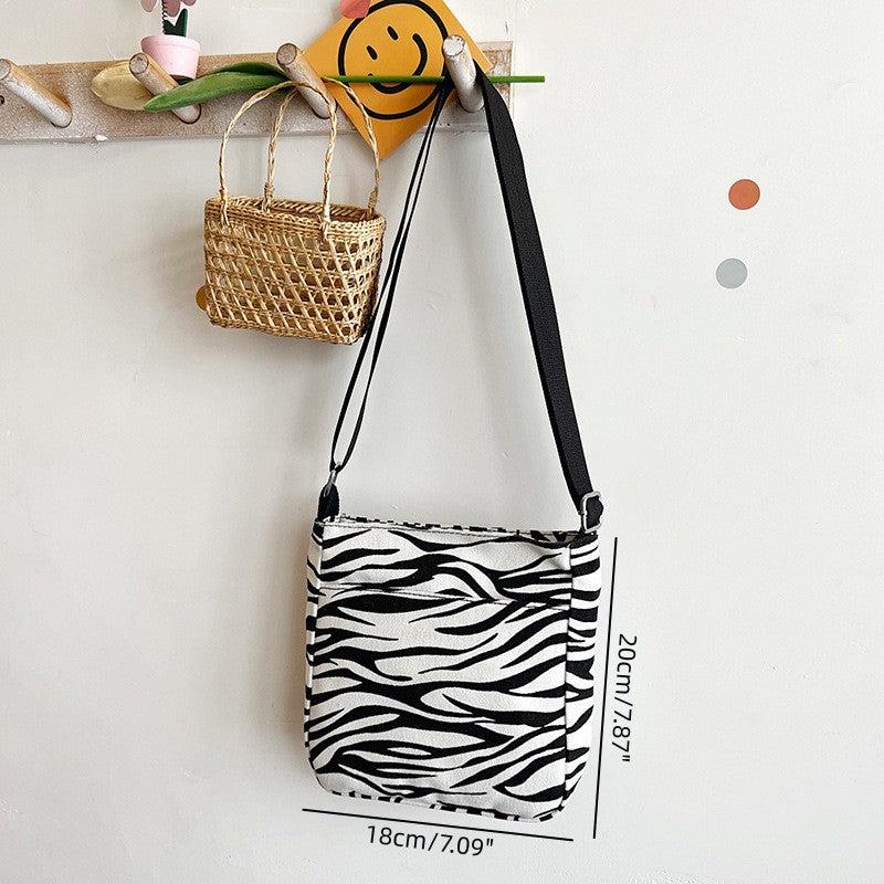 Animal Printed Canvas Tote Bag Lightweight Shoulder Bag