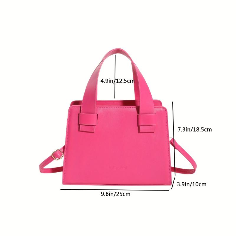Minimalist Crossbody Tote Bag Retro Shoulder Bag Women's Casual Stylish Handbag