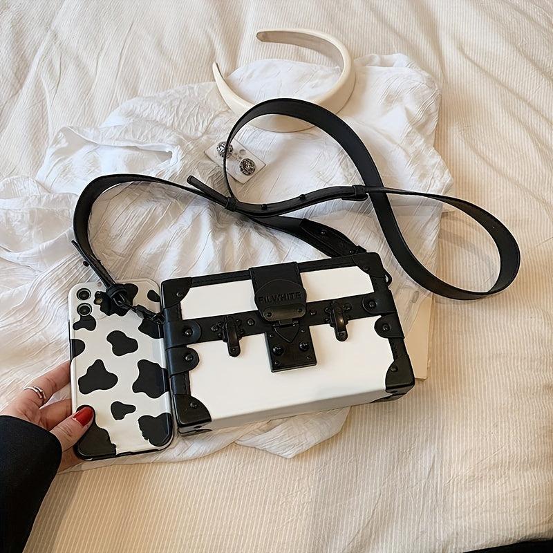 Vintage Square Shoulder Bag Niche Box Crossbody Bag