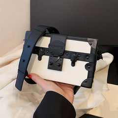 Vintage Square Shoulder Bag Niche Box Crossbody Bag