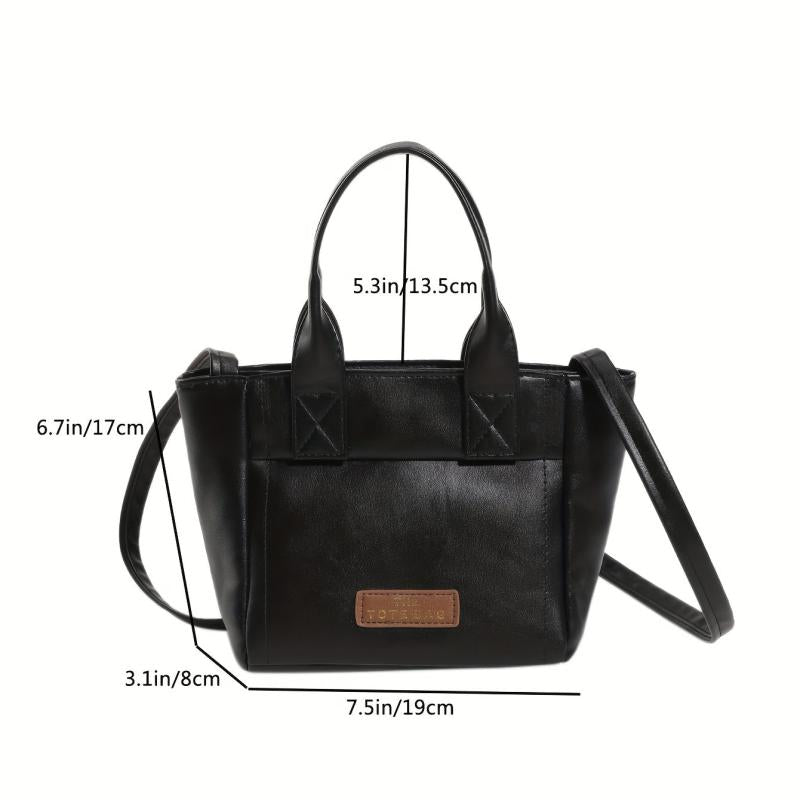 Mini Crossbody Tote Bag Women's Casual Handbag & Purse