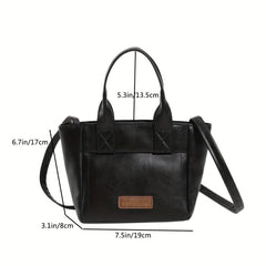 Mini Crossbody Tote Bag Women's Casual Handbag & Purse